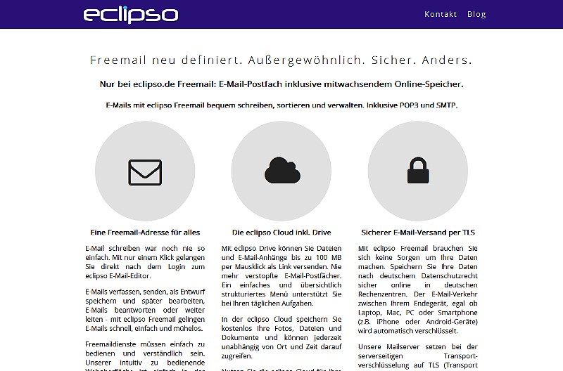 Landingpage Textseite
